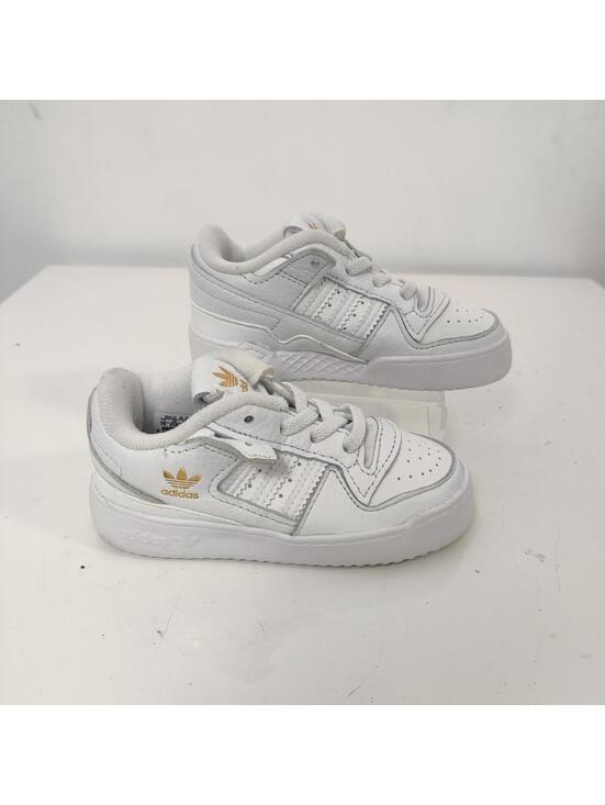 adidas Other - Adidas Forum Low Toddler White Gold Sneakers Size 8C